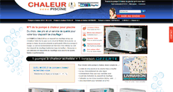 Desktop Screenshot of chaleur-piscine.com